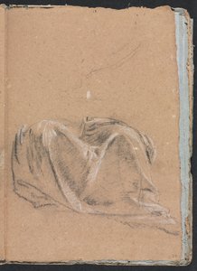 Verona Sketchbook: Perdelik çalışma sayfası 35, 1760. by Francesco Lorenzi