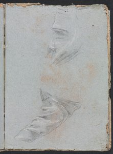 Verona Sketchbook: Perdelik çalışma sayfası 39, 1760. by Francesco Lorenzi