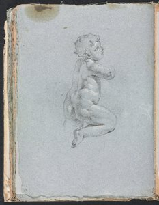 Verona Sketchbook: 64, 1760. profil sayfasındaki Putto.