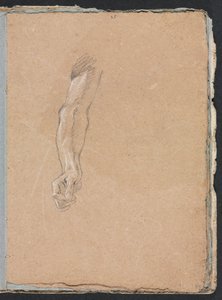 Verona Sketchbook: Sağ kol ve el sayfası 49, 1760. by Francesco Lorenzi