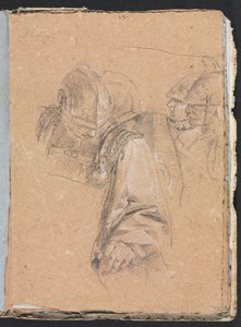 Verona Sketchbook: Askerler sayfa 73, 1760. by Francesco Lorenzi