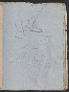 Verona Sketchbook: Ayakların incelenmesi (sayfa 53) by Francesco Lorenzi