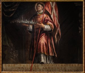 Vincent, Vicenza kasabasının bir modeliyle