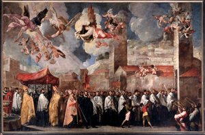 St Dominator, St Paul ve St Anastasius Brescia piskoposlarının cesetlerinin tercümesi (Resim, yaklaşık 1645-1646)