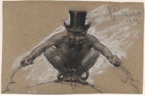 Şeytan Dünyayı Sürer ve Sürer by Francesco Paolo Michetti