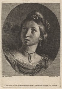 Genç Bir Kadının Başı by Francesco Polanzani after Carlo Cignani