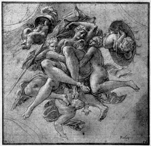 Ulysses Galerisi için Tasarım, Fontainebleau, c1540s, 1926