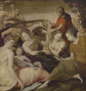 Müzik Sanatı, c.1565 by Francesco Primaticcio