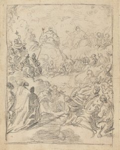 Üçlü Birliğin Zaferi (Gloria) by Francesco Solimena