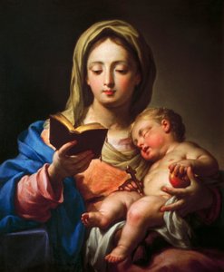 Çocuklu Madonna (tuval üzerine yağlı boya)