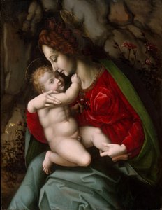 Madonna ve Çocuk, c.1520 (ahşap üzerine yağ ve altın)