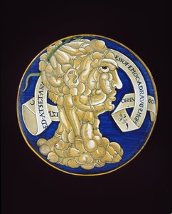 Birleşik penis başlı çanak, c.1536 (kalay sırlı çanak çömlek, maiolica)