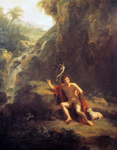 Vaftizci Yahya ile manzara by Francesco Zuccarelli