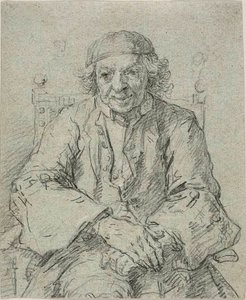 Yaşlı Bir Adamın Portresi by Francesco Zuccarelli