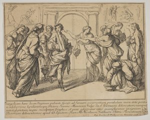 Bilge ve aptal Bakireler, 1728. by Francesco Zuccarelli