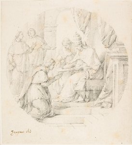 Angelo Maria Querini, Kardinal'i Benedict XIII, 1709-87 tarafından düzenlendi.
