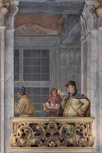Giriş Salonu veya Fuaye (fresk) by Francesco and Zugno Francesco Battaglioli
