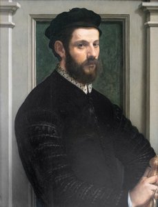 Bir beyefendinin portresi by Francesco de Rossi Salviati Cecchino