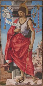 Griffoni Polyptych: Vaftizci Aziz John, yaklaşık 1472-1473. by Francesco del Cossa
