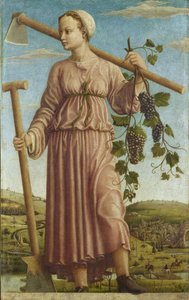 Muse Polyhymnia, yaklaşık 1459. by Francesco del Cossa