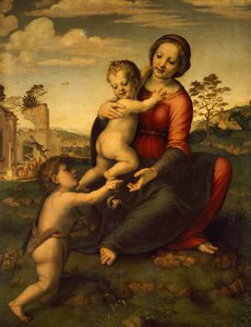 Our Lady of the Well, 1517 dolaylarında, Franciabigio (1482-1525) tarafından, ahşap üzerine tempera