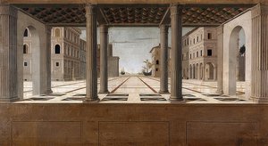 Mimari vedute. 1490/1500 civarında