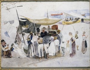 Masalcı, Francesco Marino (1892-1954) tarafından. İtalya by Francesco di Marino