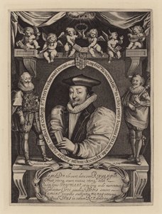 John Williams, Lincoln Piskoposu, daha sonra York Başpiskoposu, c1621 (gravür) by Francis (after) Delaram