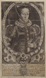 Mary, İskoç Kraliçesi (gravür) by Francis (after) Delaram