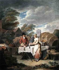 Pazarda, W. Annis tarafından oyulmuş, pub. Morgan & Pearce tarafından