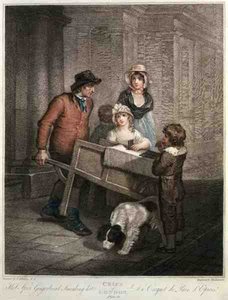 Giovanni Vendramini (1769-1839), pub tarafından oyulmuş "Hot Spice Gingerbread Smoke Hot", "Londra