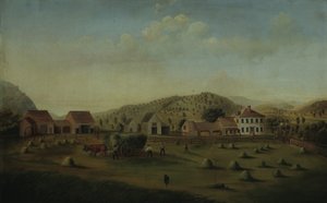 Leete Çiftliği, Batı Claremont, New Hampshire, yak. 1822.