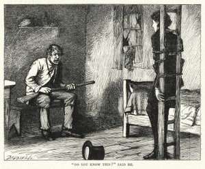 Charles Dickens tarafından Büyük Beklentiler için İllüstrasyon (gravür)