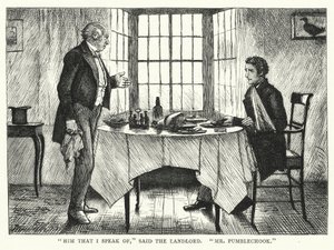 Charles Dickens tarafından Büyük Beklentiler için İllüstrasyon (gravür)