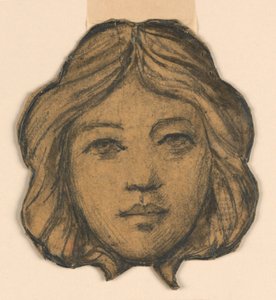 Kadın Başı (Vitray Projesi) by Francis Augustus Lathrop