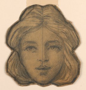 Kadın Başı (Vitray Projesi) by Francis Augustus Lathrop