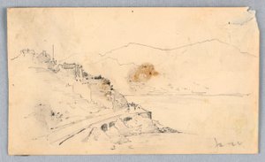 İtalyan Sahil Kasabası by Francis Augustus Lathrop