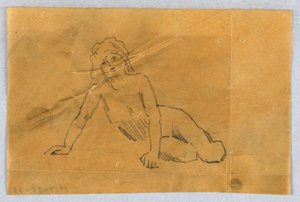 Putto için Kroki by Francis Augustus Lathrop