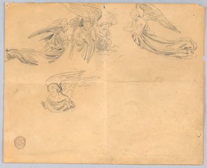 Meleklerin taslağı by Francis Augustus Lathrop