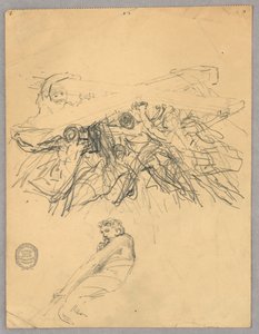 Haç Taşıyan Figürlerin Kroki by Francis Augustus Lathrop