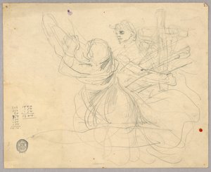 Yükseliş için Figürlerin Kroki by Francis Augustus Lathrop