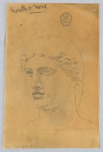 Gençlik Kafasının Kroki by Francis Augustus Lathrop