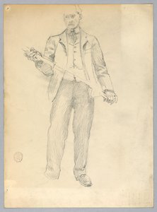 Bir Adamın Kroki by Francis Augustus Lathrop