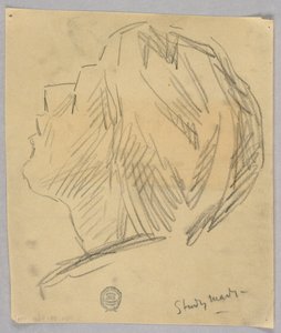 Bir Kadının Kafasının Kroki by Francis Augustus Lathrop
