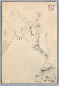 Kanatlı ve Perdeli Eskiz by Francis Augustus Lathrop