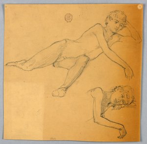 Çıplak Figür Çalışmaları by Francis Augustus Lathrop
