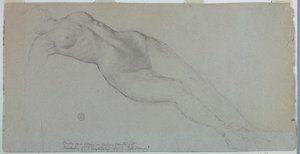 "Diana ve Takımyıldızlar Arasındaki Görevlileri" Çalışması by Francis Augustus Lathrop