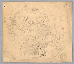 "Zodyak" için çalışma by Francis Augustus Lathrop