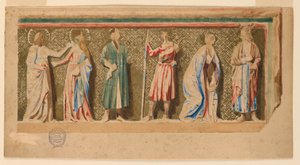 "Saint-Germer-de-fly Altarpiece" çalışması, Paris, Fransa by Francis Augustus Lathrop