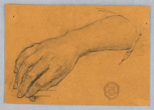 El ve Bilek Çalışması by Francis Augustus Lathrop